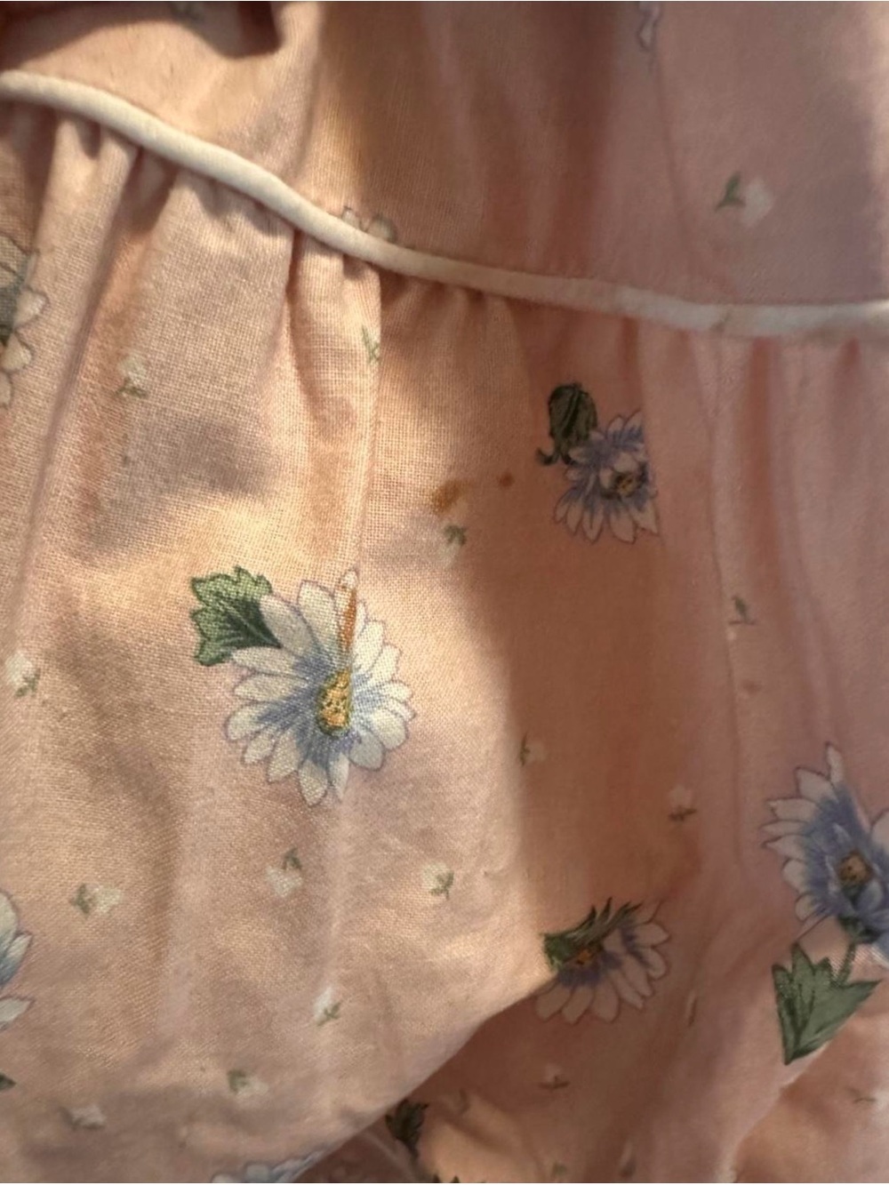 Vintage Storybook Heirlooms Girls 6 Pink Prairie Dress Lace Collar Cottagecore - Picture 5 of 8